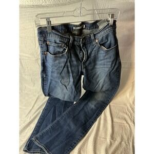 Levis 415 Relaxed Bootcut Jeans Womens 27 Blue Denim Stretch Mid Rise L30 Casual